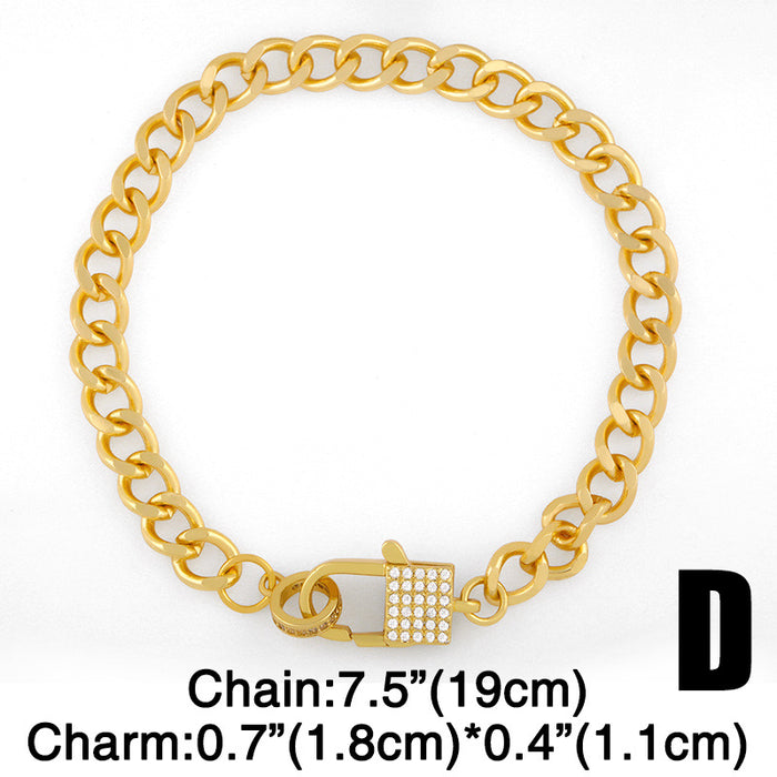 Wholesale Bracelet Frigid Breeze Minimalist Simple Chain JDC-BT-AS145