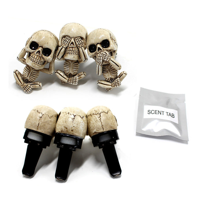 Wholesale Car Aromatherapy Skull Resin Decoration Set MOQ≥2 JDC-CA-YWH001