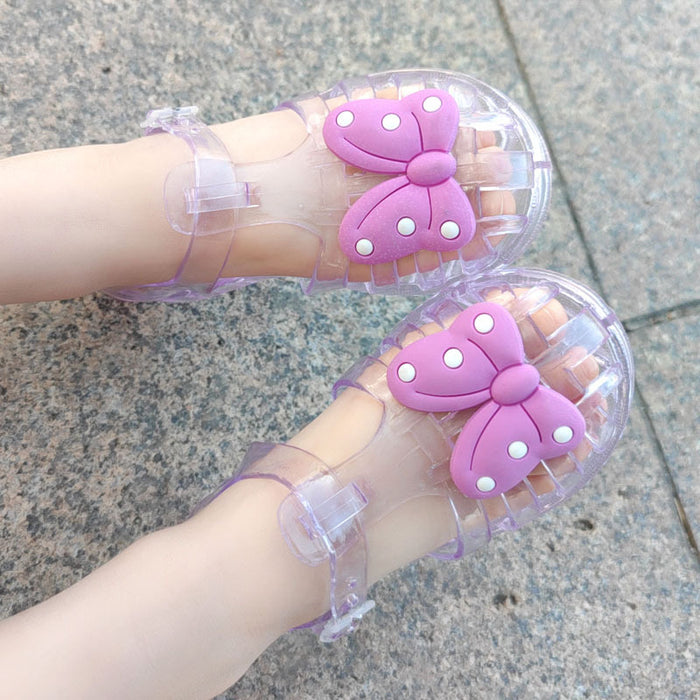 Wholesale summer baby girl Baotou jelly sandals JDC-SD-XinZ001