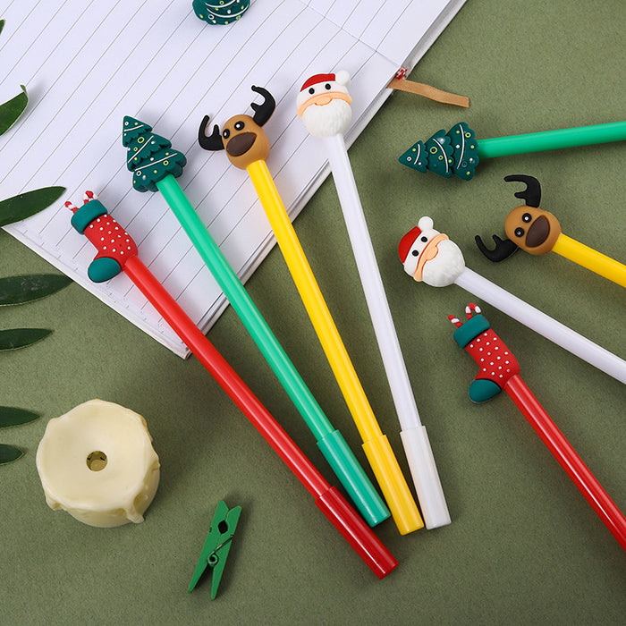Wholesale Ballpoint Pen Plastic Christmas Cute MOQ≥2 JDC-BP-XingCh010