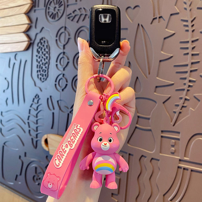 Keychains al por mayor para mochilas Cute Bear Keychain Student Bag Pends JDC-KC-Xuanyi002