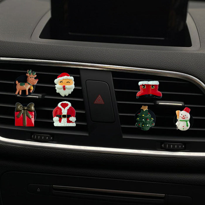 Wholesale Car Accessories Metal Air Conditioner Vent Aroma Decorative Clip Christmas JDC-CA-znyk023