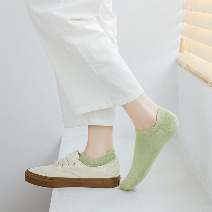 Calcetines de color sólido japonés de primavera y verano delgada al por mayor para mujeres jdc-sk-jxin007