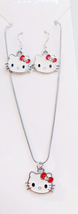 Jewelry WholesaleWholesale Alloy Cartoon Necklace Earrings Set JDC-ES-DLM001 Necklaces 戴玲美 %variant_option1% %variant_option2% %variant_option3%  Factory Price JoyasDeChina Joyas De China