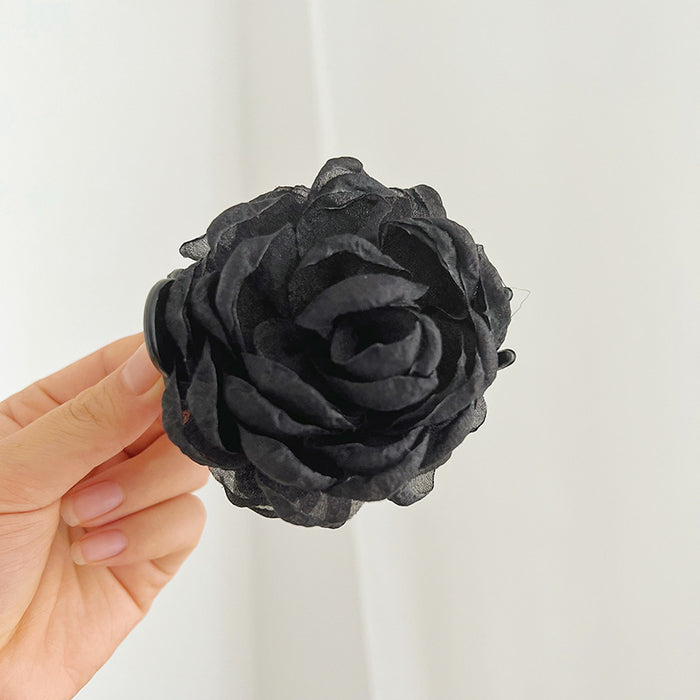 Wholesale plastic flower ball hair clip MOQ≥2 JDC-HC-MIs005