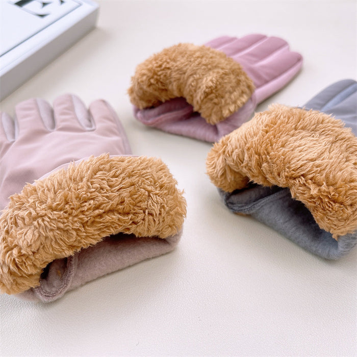 Wholesale Gloves Suede Outdoor Warming Touch Screen JDC-GS-MYuan010