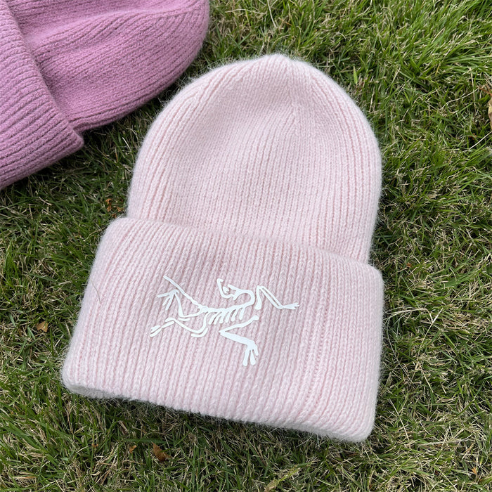 Wholesale Hat Rabbit Hair Knit Graffiti Winter Warmth (F) JDC-FH-GSDG005