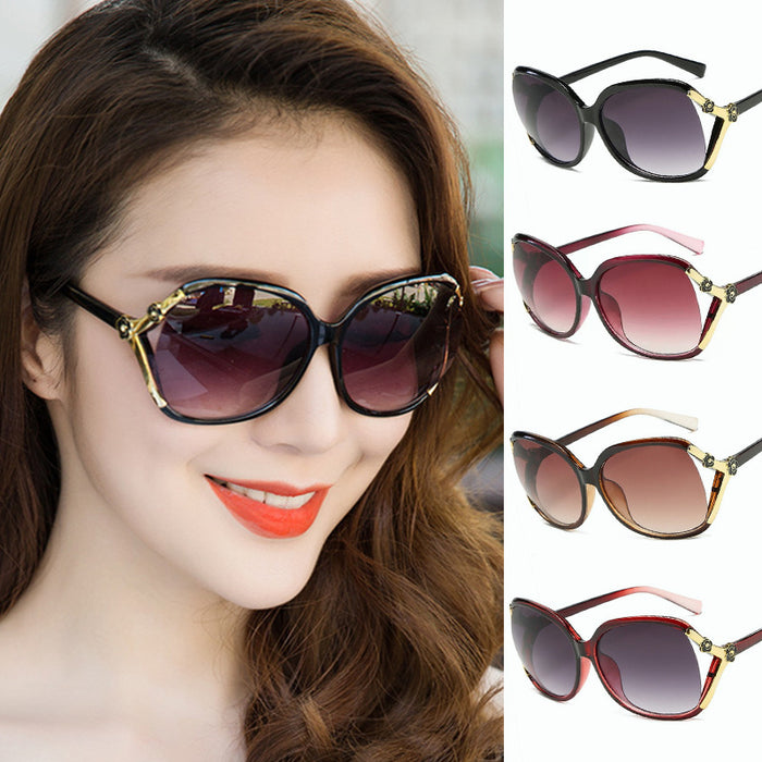 Wholesale Sunglasses PC Large Frame Camellia JDC-SG-YuanY002