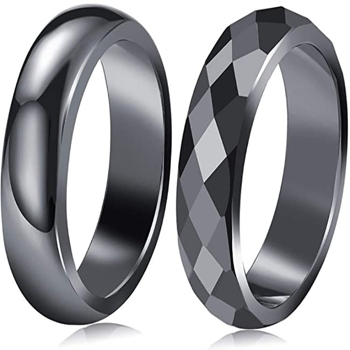 Wholesale Hematite Magnetic Rings JDC-RS-ShiC001