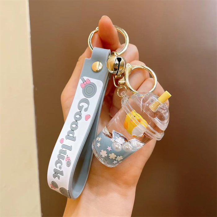 Wholesale Keychains PVC Acrylic Hardware Cute Cartoon Drift Bottle (M) MOQ≥2 JDC-KC-MeiY010