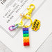 Jewelry WholesaleWholesale Cartoon Love Flowers Plastic Rainbow Building Blocks Keychain JDC-KC-QiaM001 Keychains 恰美 %variant_option1% %variant_option2% %variant_option3%  Factory Price JoyasDeChina Joyas De China