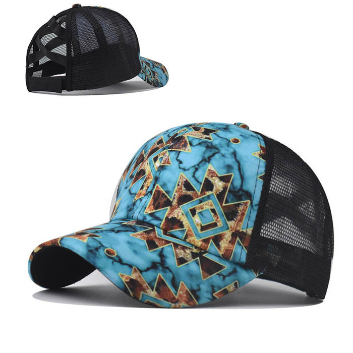 Wholesale printed back ponytail hat baseball cap MOQ≥2 JDC-FH-EXu008
