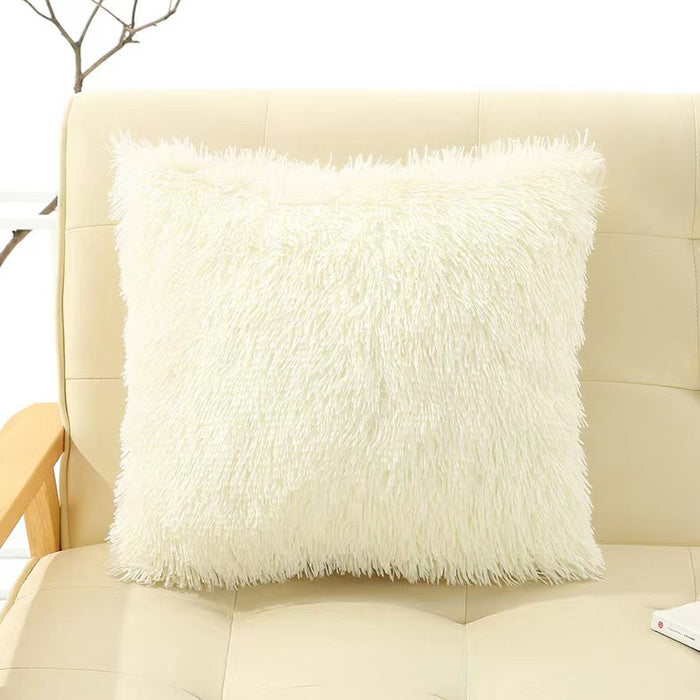 Wholesale Pillowcase Solid Color Plush Double Sided JDC-PW-Qiding001