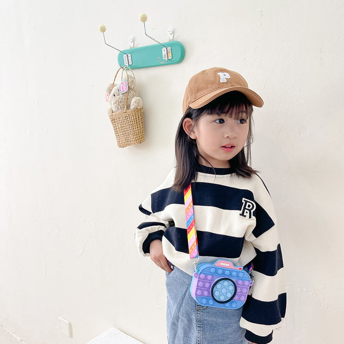 Wholesale Kids Bag Cute Silicone Camera Bag Messenger Bag JDC-SD-Xinda008