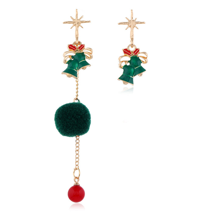 Wholesale Earrings Alloy Christmas MOQ≥2 JDC-ES-ZUOL002