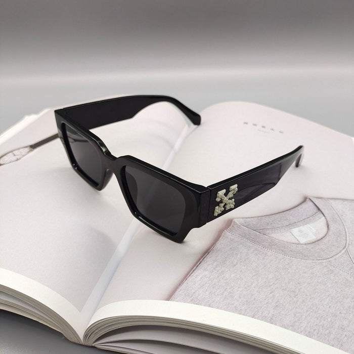 Wholesale Large Frame Sunglasses Black Rough Frame Anti Blue Light MOQ≥2 JDC-SG-BoH006