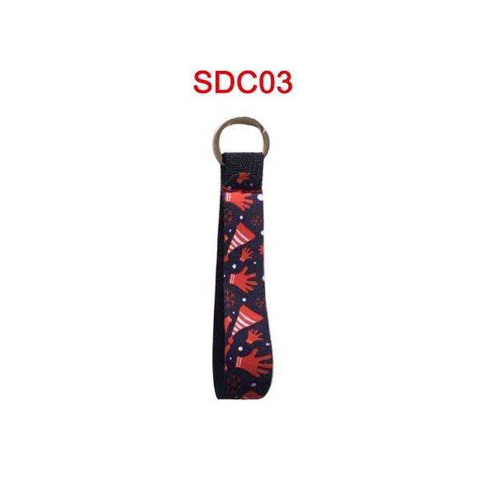 Wholesale Keychains Neoprene Diving Print MOQ≥10 JDC-KC-JinKe001