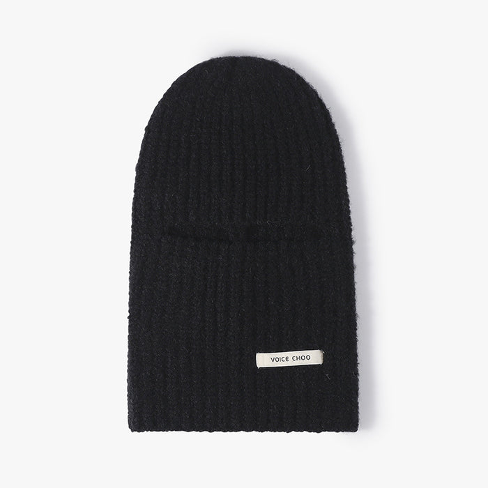 Hat de la lana al por mayor Winter Winter Warm Leaky Eyes Baotou Knited Hat JDC-FH-MAC005