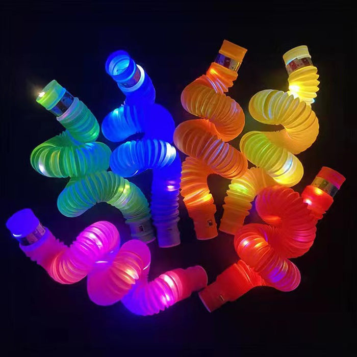Wholesale Unzip LED Light Up Telescoping Tube Toys JDC-FT-YingX002