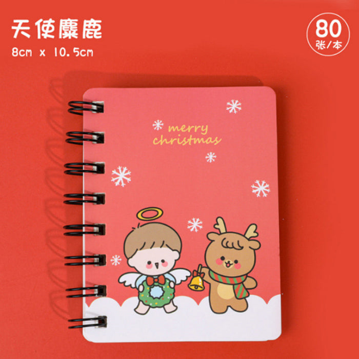 Wholesale Notebook Paper Cartoon Christmas Coil Book JDC-NK-KuY005