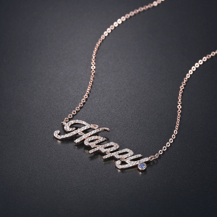 Wholesale letter diamond pendant necklace for women JDC-NE-TLS001