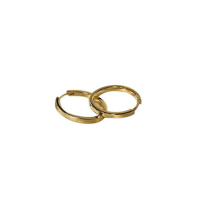 Wholesale Earring Metal Simple Round JDC-ES-DangK001