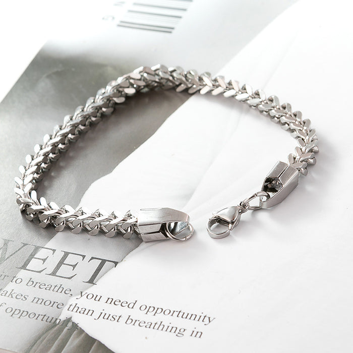Brazalete al por mayor Titanium Steel Bracelet Dominineing JDC-BT-MIAOQ001