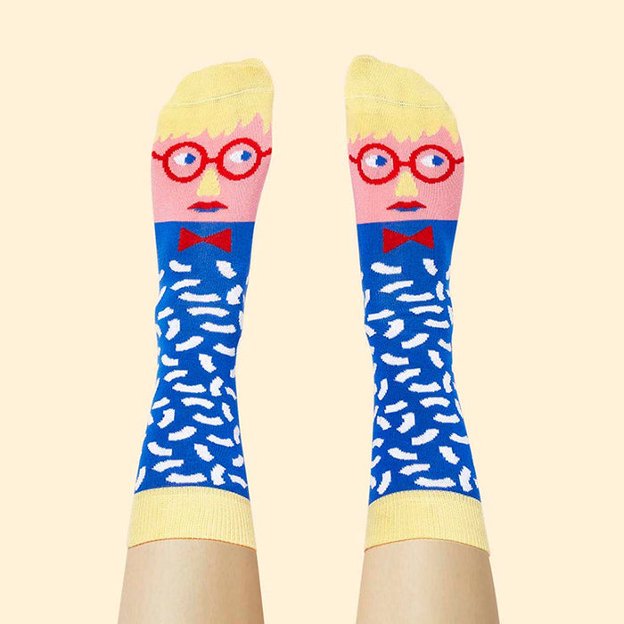 Calcetines al por mayor algodón divertido dibujos animados calcetines creativos jdc-sk-qang015