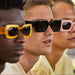 Jewelry WholesaleWholesale Square Frame Wide Leg Sunglasses Jelly Color JDC-SG-GuangD013 Sunglasses 光度 %variant_option1% %variant_option2% %variant_option3%  Factory Price JoyasDeChina Joyas De China