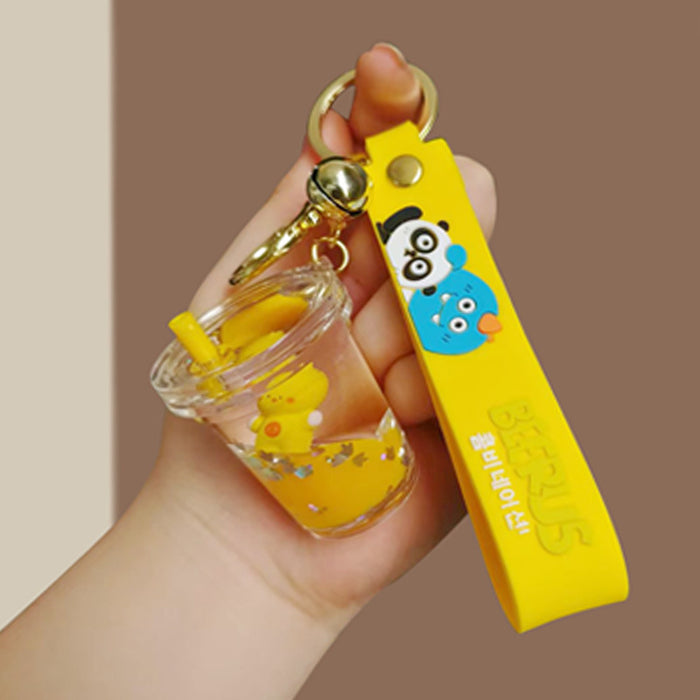 Wholesale Keychains PVC Acrylic Hardware Cute Cartoon Drift Bottle (M) MOQ≥2 JDC-KC-MeiY007