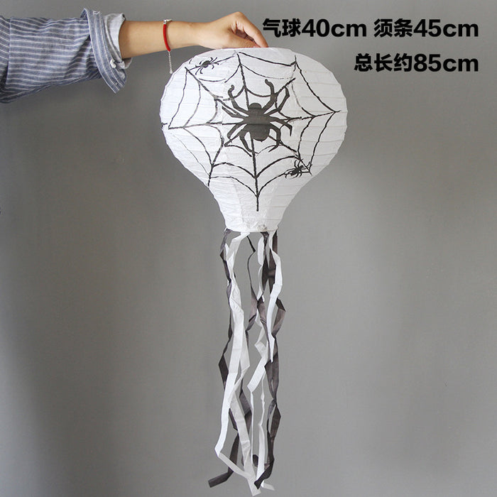 Wholesale Decorative Paper Halloween Hot Air Balloon Jack-o-lantern Decor MOQ≥2 JDC-DCN-Yimo003