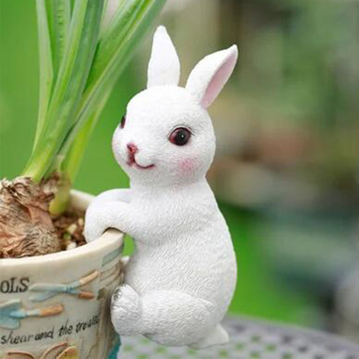 Wholesale Ornament Resin Crafts Cat Corgi Rabbit Hanging Basin Small Animals MOQ≥2 JDC-OS-HongYu003
