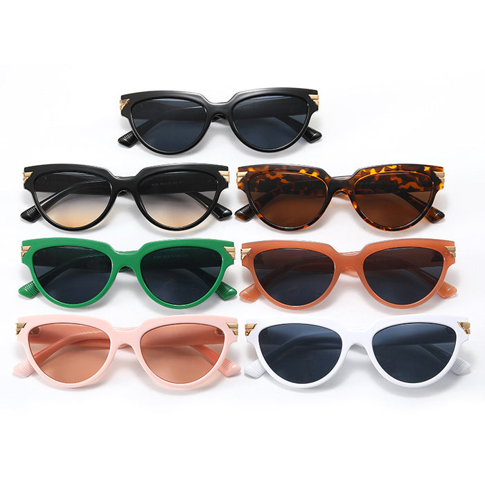 Wholesale Sunglasses AC Retro Cat Eye Sunglasses MOQ≥2 JDC-SG-KaN011