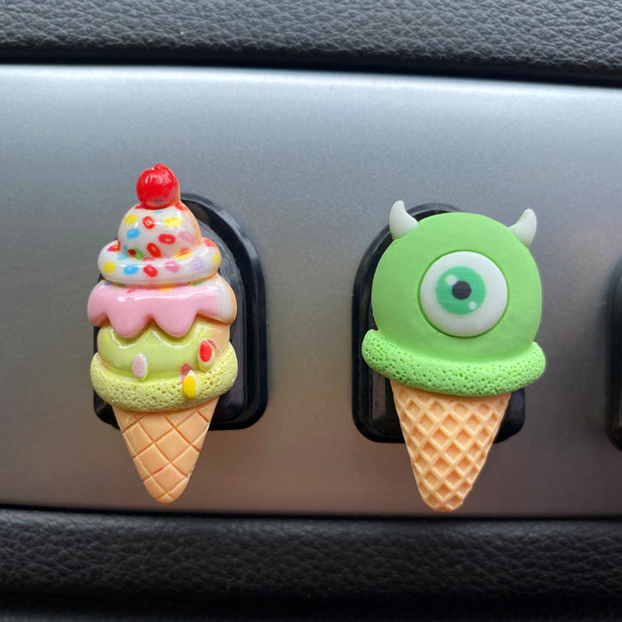 Wholesale Car Accessories PVC Color Ice Cream Interior Hook Decoration JDC-CA-ZNYK013