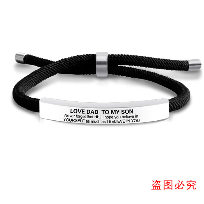 Jewelry WholesaleWholesale stainless steel to my dad father's Day gift Bracelet JDC-BT-ganggu011 Bracelet 钢古 %variant_option1% %variant_option2% %variant_option3%  Factory Price JoyasDeChina Joyas De China