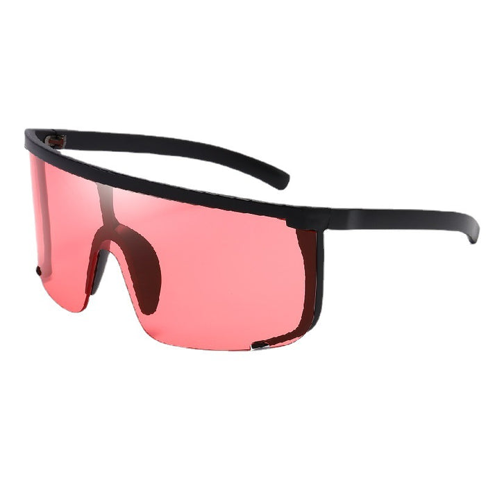 Wholesale anti-peeping one large frame sunglasses for outdoor riding JDC-SG-LanY002
