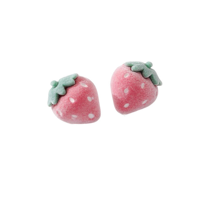 Wholesale Earring Flocking Simple Cute Small Stud Earrings JDC-ES-GuTe037
