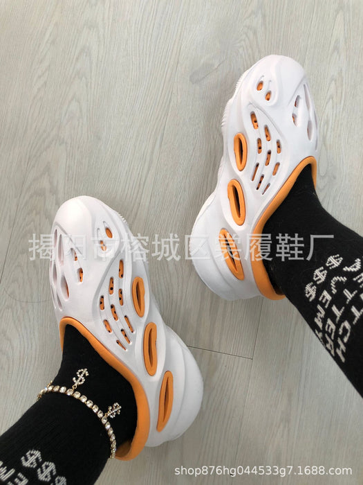 Zapatos de hoyo de plástico de goma de gran tamaño al por mayor sandalias Baotou JDC-SD-Shangl003