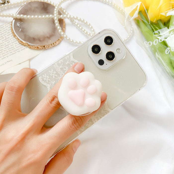 Wholesale Grips Cartoon Cute Animal Soft Glue Phone Holder Mobile Phone Holder JDC-PS-Baiying002