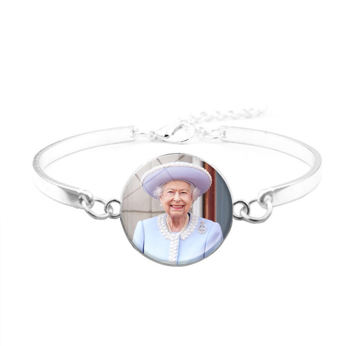 Wholesale Bracelet Queen Elizabeth II Silver Bracelet Memorial JDC-BT-JiaY012