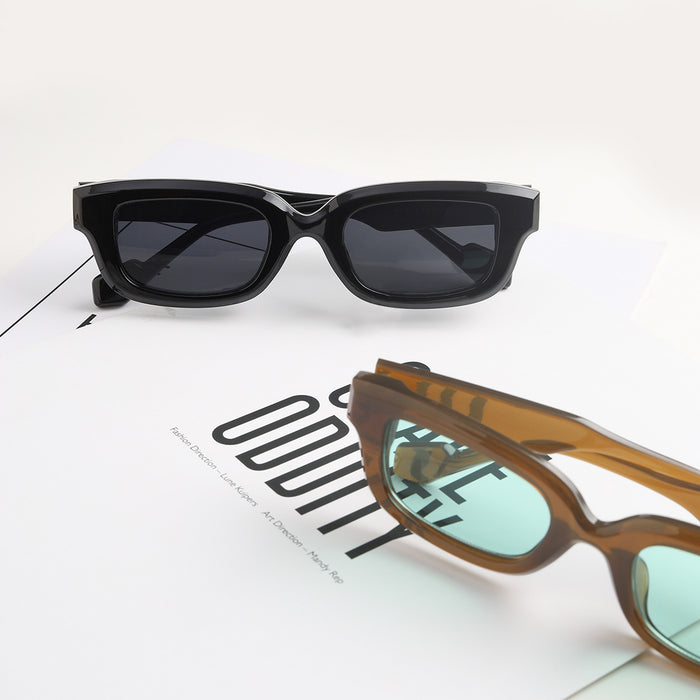 Wholesale AC Lens Square Small Frame Sunglasses JDC-SG-XunG005