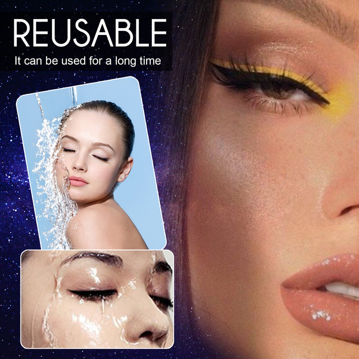 Wholesale Glitter Eyeliner Glue Free Self Adhesive False Eyelashes Stickers MOQ≥3 JDC-EY-JMX004