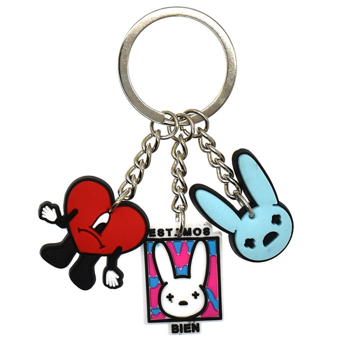 Wholesale Keychain PVC Soft Adorable Cartoon MOQ≥10 JDC-KC-RYY006
