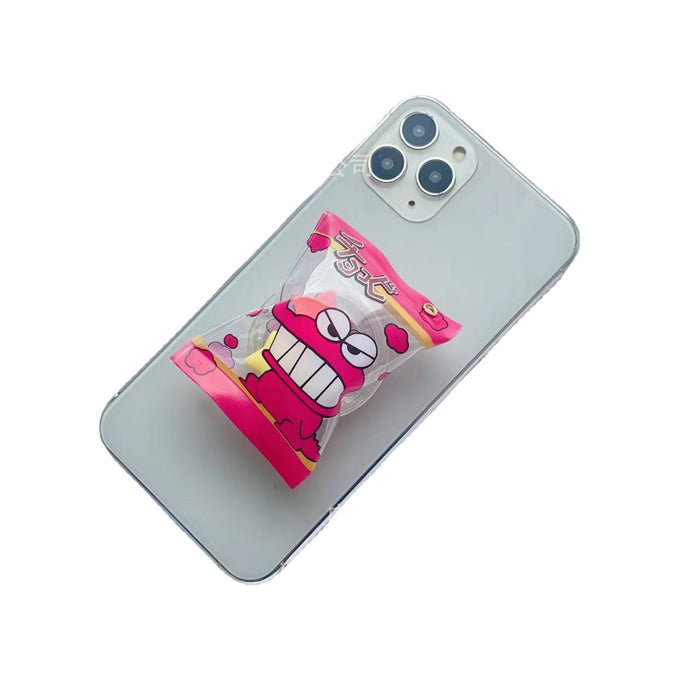 Wholesale Grips Plastic Funny Dinosaur Candy Mobile Airbag Telescopic Bracket MOQ≥2 JDC-PS-WeiJiu023