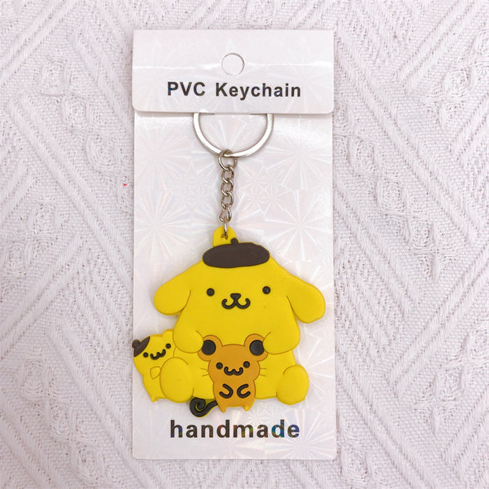 Carton de vente en gros PVC Keychain en caoutchouc souple (M) JDC-KC-YALL008