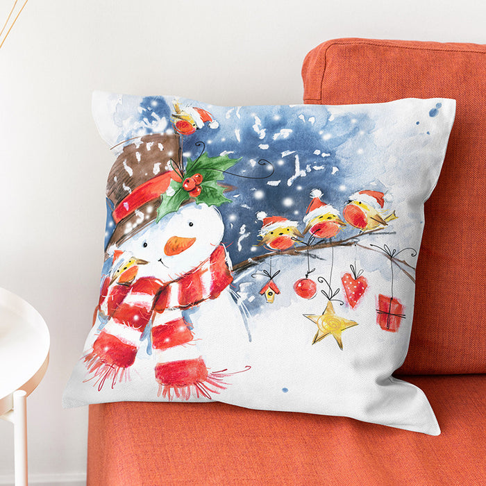 Wholesale Santa Claus Digital Printing Pillowcase MOQ≥2 JDC-PW-Meidao001