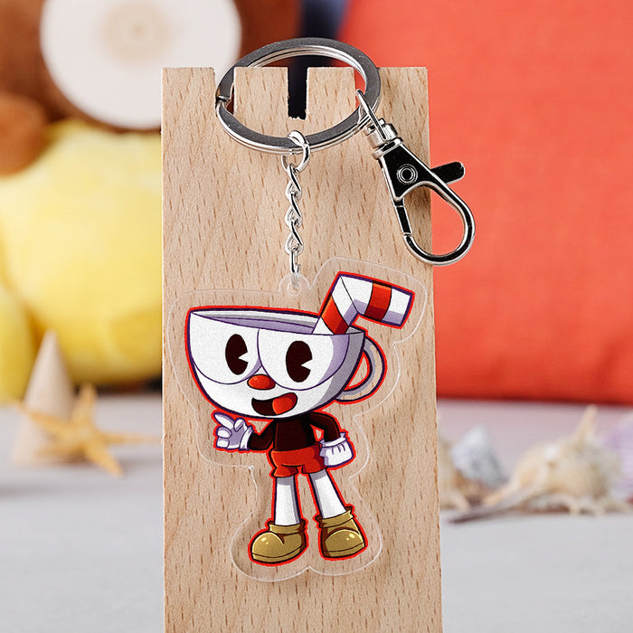 Wholesale keychain pvc cartoon cute plush toy pendant JDC-KC-KaMan003