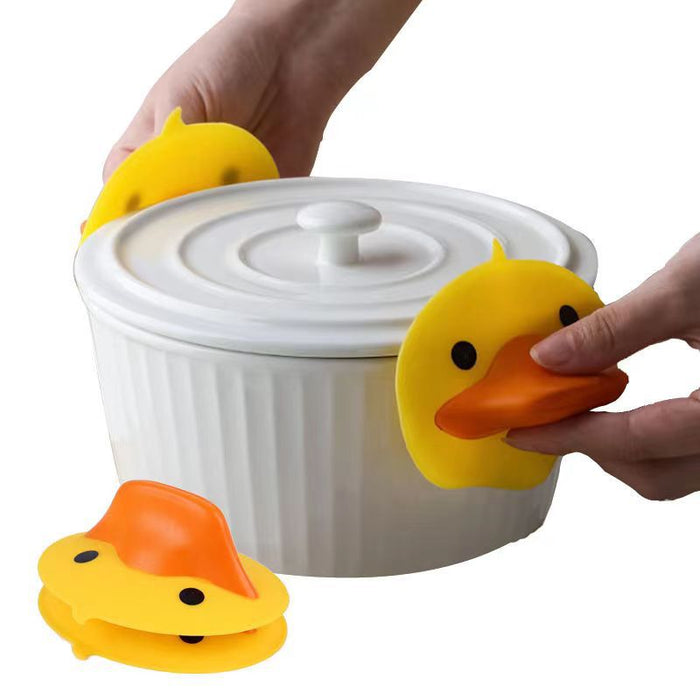 Wholesale Insulation Cover Little Yellow Duck Silicone Insulation Kitchen JDC-KG-LiuXi001