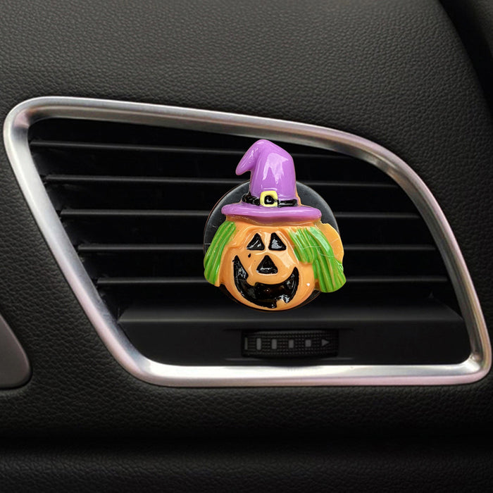 Accesorios de automóviles al por mayor Resina Halloween Skull Ghost Outlet Perfume Clip JDC-CA-ZNYK008