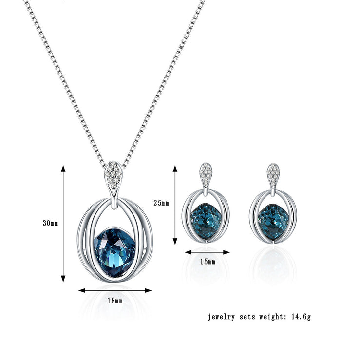 Wholesale Alloy Crystal Diamond Earrings MOQ≥2 JDC-ES-JYS021